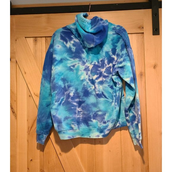 Roblox Blue Tie Dye Hoodie. Jon Lauren. Men's Size L. Front Pockets - Picture 2 of 12
